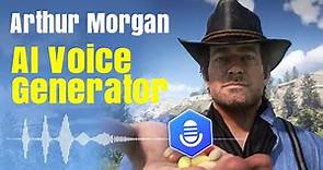 [Guide] How To Get Arthur Morgan AI Voice Generator | Text To Speech