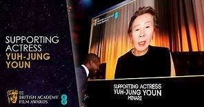 Yuh-Jung Youn's Wonderful Speech for Winning Supporting Actress for Minari | EE BAFTA Film 2021