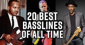 The 20 best bass lines of all time?