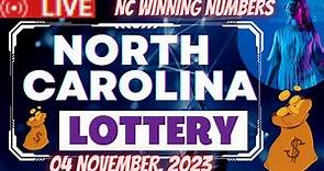 North Carolina Evening Lottery Draw Results Nov 04, 2023 - Pick 3 - Pick 4 - Cash 5 - Mega Millions