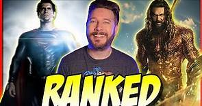 Every DCEU Film & Show Ranked ...one last time!