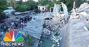 Watch: Drone Video Captures Damage From Deadly Haiti Earthquake