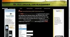 How to get free blackberry Unlock codes