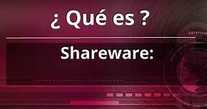 . Que es Shareware