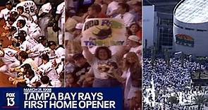 Tampa Bay Devil Rays' first home opener in 1998: The highlights