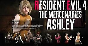 How to play as ASHLEY in RESIDENT EVIL 4 REMAKE Mercenaries
