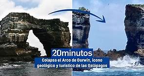 Colapsa el Arco de Darwin, icono geológico y turístico de las Galápagos