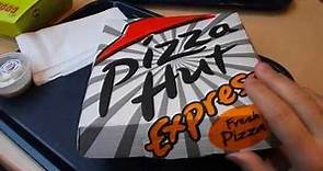 Unboxing - Pizza Hut Express menu