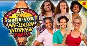 Survivor 45 | Full Cast Interviews with Mike Bloom (Pt. 1)