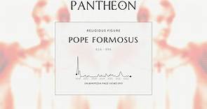 Pope Formosus Biography - Head of the Catholic Church from 891 to 896