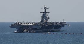 L'USS Gerald R. Ford, le plus grand porte-avions du monde, est en route vers Israël