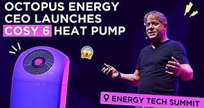 Octopus CEO launches the Cosy 6 heat pump | WIRED Energy Tech Summit highlights