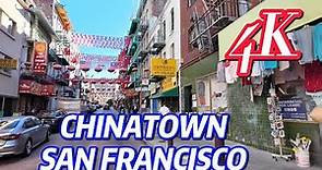 4K- San Francisco Chinatown Walking Tour