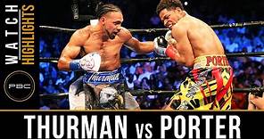 Thurman vs Porter HIGHLIGHTS: June 25, 2016 - PBC on CBS