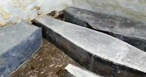 Lovat Fraser Coffins in the Crypt at Wardlaw Mausoleum
