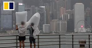 WATCH LIVE: Super Typhoon Saola hits Hong Kong