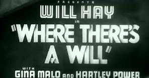 WILL HAY in Where There's A Will (1936)