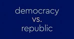 “Democracy” vs. “Republic”: Is There A Difference?