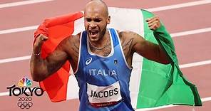 Marcell Jacobs claims Olympic men's 100m gold for Italy in Tokyo stunner (With Replays) | NBC Sports