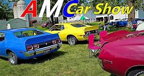 AMC car show (American Motors ONLY!) Livonia Michigan classic cars muscle cars Javelin Gremlin AMX