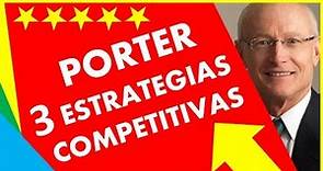 PORTER | 👉 3 ESTRATEGIAS Competitivas para tu EMPRESA 😊 | Ventaja Competitiva Michael PORTER
