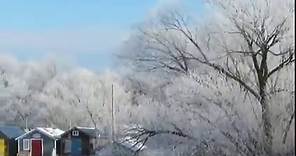 A winter wonderland in Ashland, Wisconsin