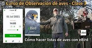 Tutorial de cómo utilizar eBird 📱 + 12 buenas prácticas - La App del observador de aves