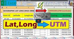 How to convert Lat Long to UTM (Easting,Northing) | by QGIS Software (English)