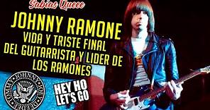 Johnny Ramone Vida y triste final del guitarrista y líder de los Ramones