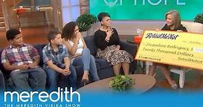 This Family Gets A Life Changing Surprise! | The Meredith Vieira Show