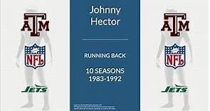 Johnny Hector: Football Running Back
