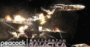 Battlestar Galactica | Pegasus and Galactica Destroy The Resurrection Ship