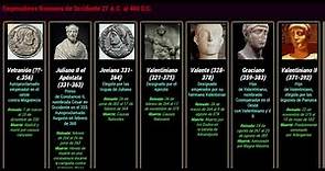 Emperadores romanos en orden Cronologico