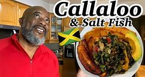 How to make Callaloo & Saltfish! (Peel, Clean & Cook!) | Deddy's Kitchen