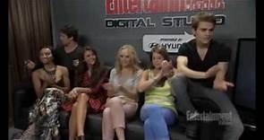 The Vampire Diaries Cast EW Interview @ Comic Con 2013