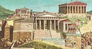 "El Partenón" de la Acrópolis de Atenas.
