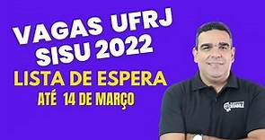 UFRJ DISPONIBILIZA VAGAS PARA A 1ª LISTA DE ESPERA DO SISU 2022!!!! PRÉ MATRÍCULA COMEÇA HOJE !!!!