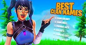 1000+ Best Cool/Sweaty Clan Names 2022! (Not Taken) | Join a Fortnite Clan