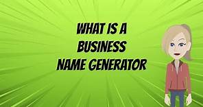 Free Business Name Generator - Get Catchy Name in 3 Seconds