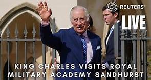 LIVE: Britain's King Charles visits Royal Military Academy Sandhurst