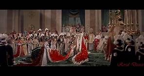 The Coronation of Napoleon Bonaparte as Emperor of the French, from "Désirée" (1954).