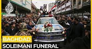 Thousands attend Soleimani and al-Muhandis's funeral in Baghdad