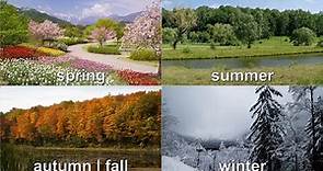Seasons | English Vocabulary