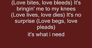 love bites lyrics by def leppard