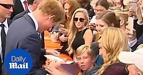 Prince Harry reunites with his former matron Vicki McBratney - Daily Mail