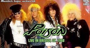 Poison Live In Bristold CT. 1988 Open Up and Say Ahh Tour Master Tape Network 60fps HD