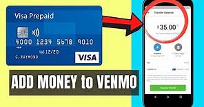 📲 How to Add MONEY to VENMO from Bank Account or Debit Card / Credit & Prepaid Card ✅