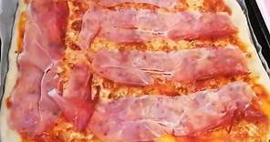 PIZZA IN TEGLIA CON LIEVITO MADRE ESSICCATO "ricetta facile e croccante "