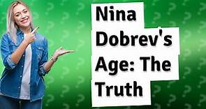 How old was Nina Dobrev when she shot Vampire Diaries?