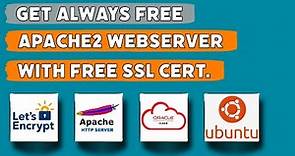 How to Install Apache2 on Ubuntu. Configure http to https redirect with free Let's Encrypt SSL cert.